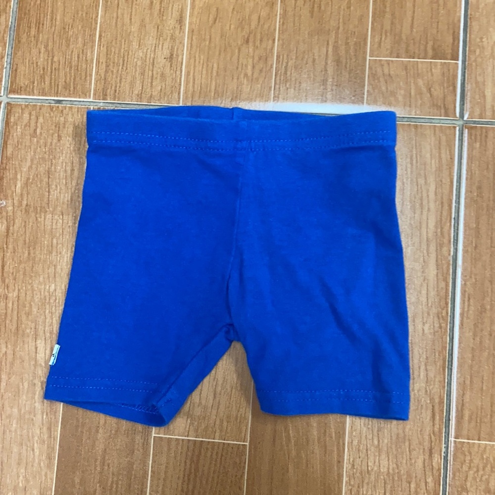 Lil Leggs royal blue biker shorts size 9m